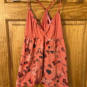 Boutique Floral Print babydoll Top